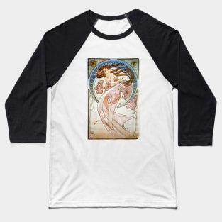 Alfons Mucha- The Arts: Dance Baseball T-Shirt